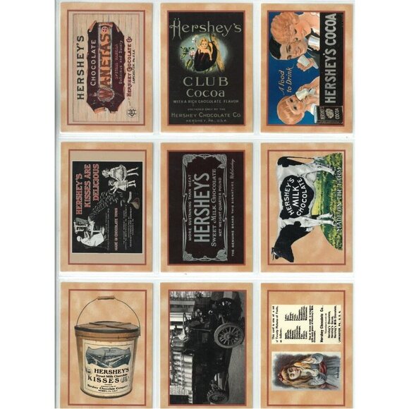 1995 - Hershey's Chocolate Base Card Set 100 Cards Dart Flipcards - Picture 4 of 13